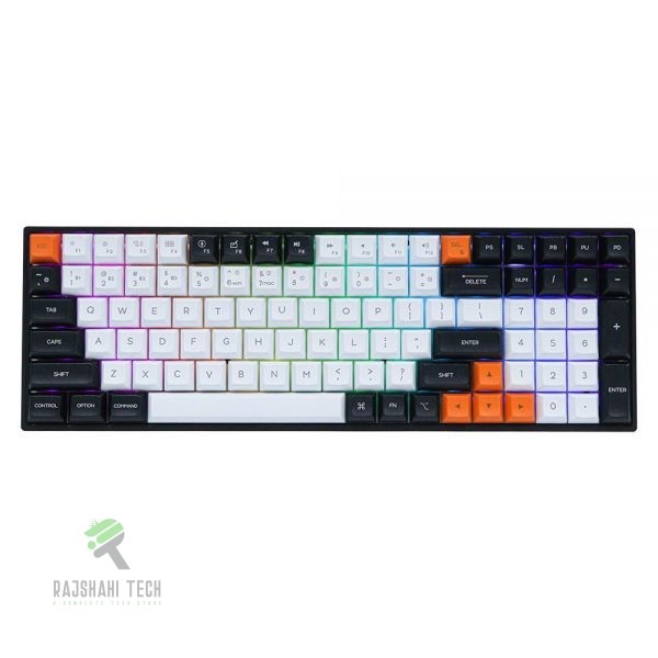 Epomaker GK96S RGB Wireless/Wired Mechanical Keyboard (Orange)