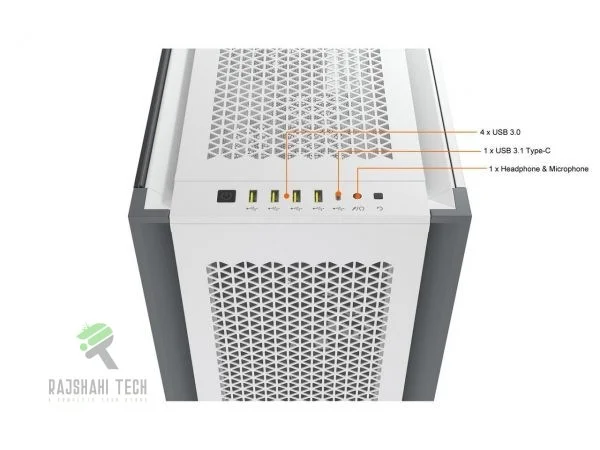 CORSAIR 7000D AIRFLOW White