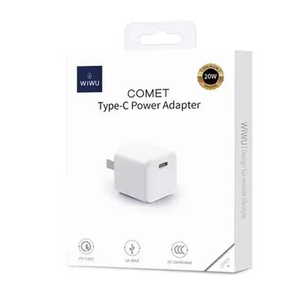 WiWU COMET Type-C 20W Power Adapter