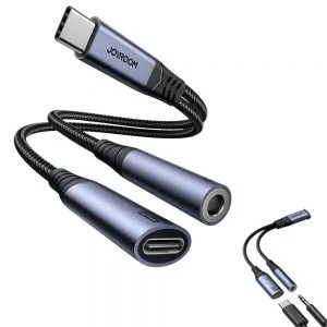 Joyroom SY-C02 Audio Adapter is a stylish 2 in 1 adapter