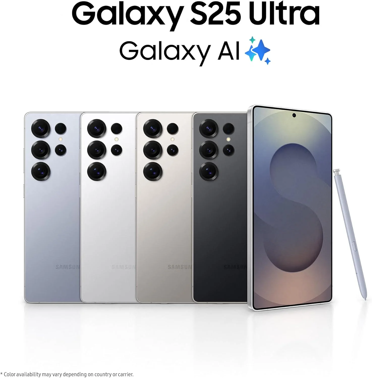 Samsung Galaxy S25 Ultra with S Pen out, showcasing productivity features