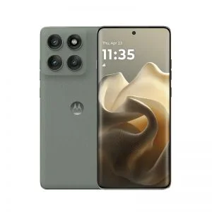 Sleek Motorola Edge 60 Pro design with curved edges held in hand