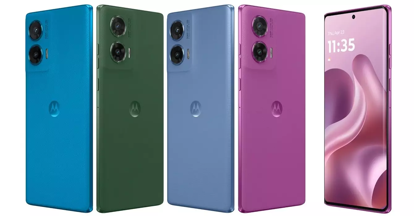 Front design of Motorola Moto G96 5G with 16MP selfie camera