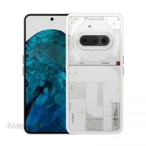 Nothing Phone 3a Back Side Glow Design in White Background