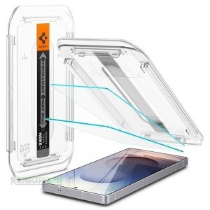 Spigen GLAStR EZ FIT Glass Protector is a none bezel glass protector