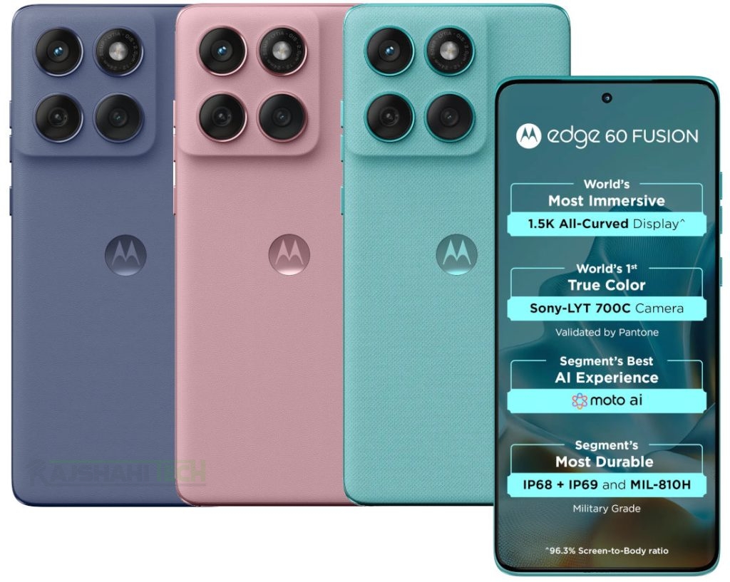 Buy Motorola Edge 60 Fusion at best price from Rajshahi Tech