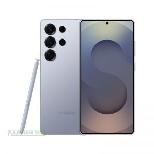 Samsung Galaxy S25 Ultra front view with Dynamic AMOLED display on