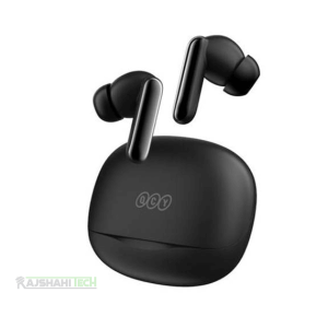 QCY Melobuds N50 earbuds black color front view