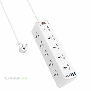 LDNIO SC10610C Power Socket Extension Universal Power Strip With 10 Outlets 2M