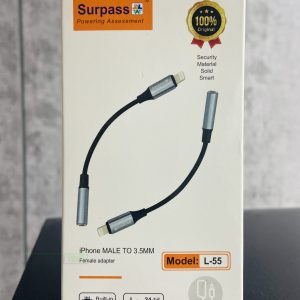 Surpass L-55 Lightning to 3.5mm Aux Adapter