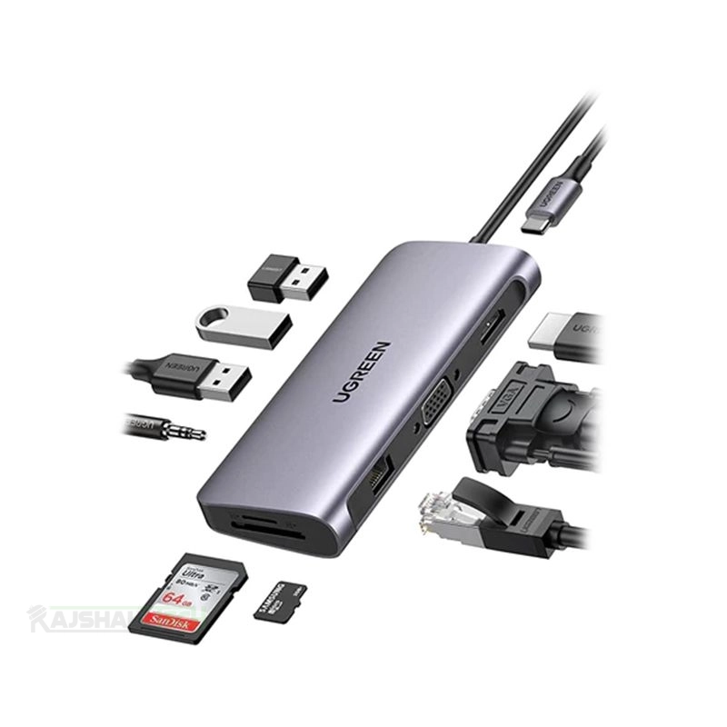 UGREEN 10 in 1 USB-C Multifunctional Adapter CM179