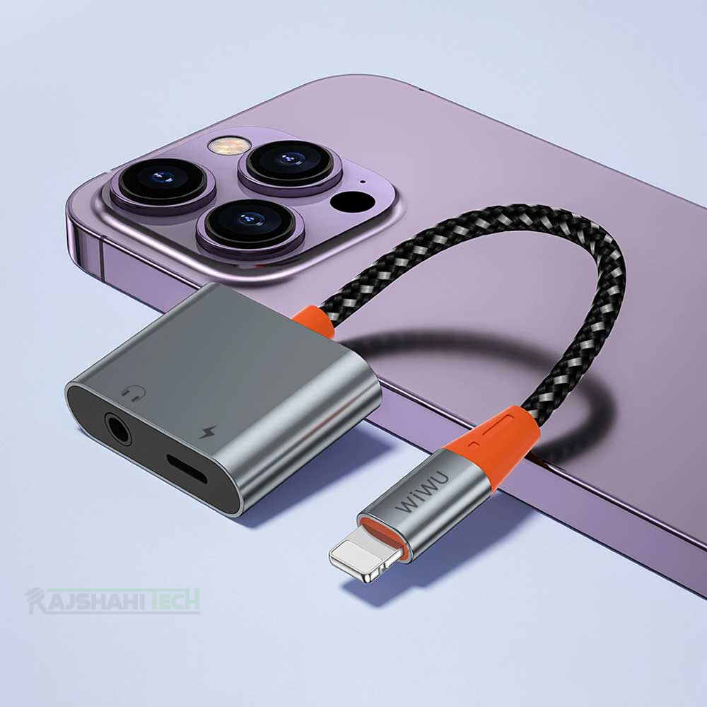 WiWU LT10 Type-C to Type-C & 3.5mm Audio Adapter