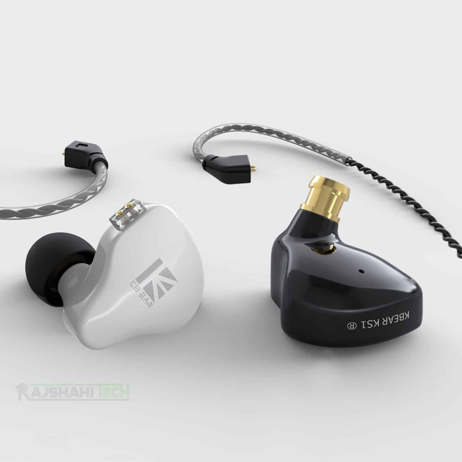 Kbear Ks1 Dual Magnectic Circuit Single Dynamic driver In Ear Earphone - Image 4