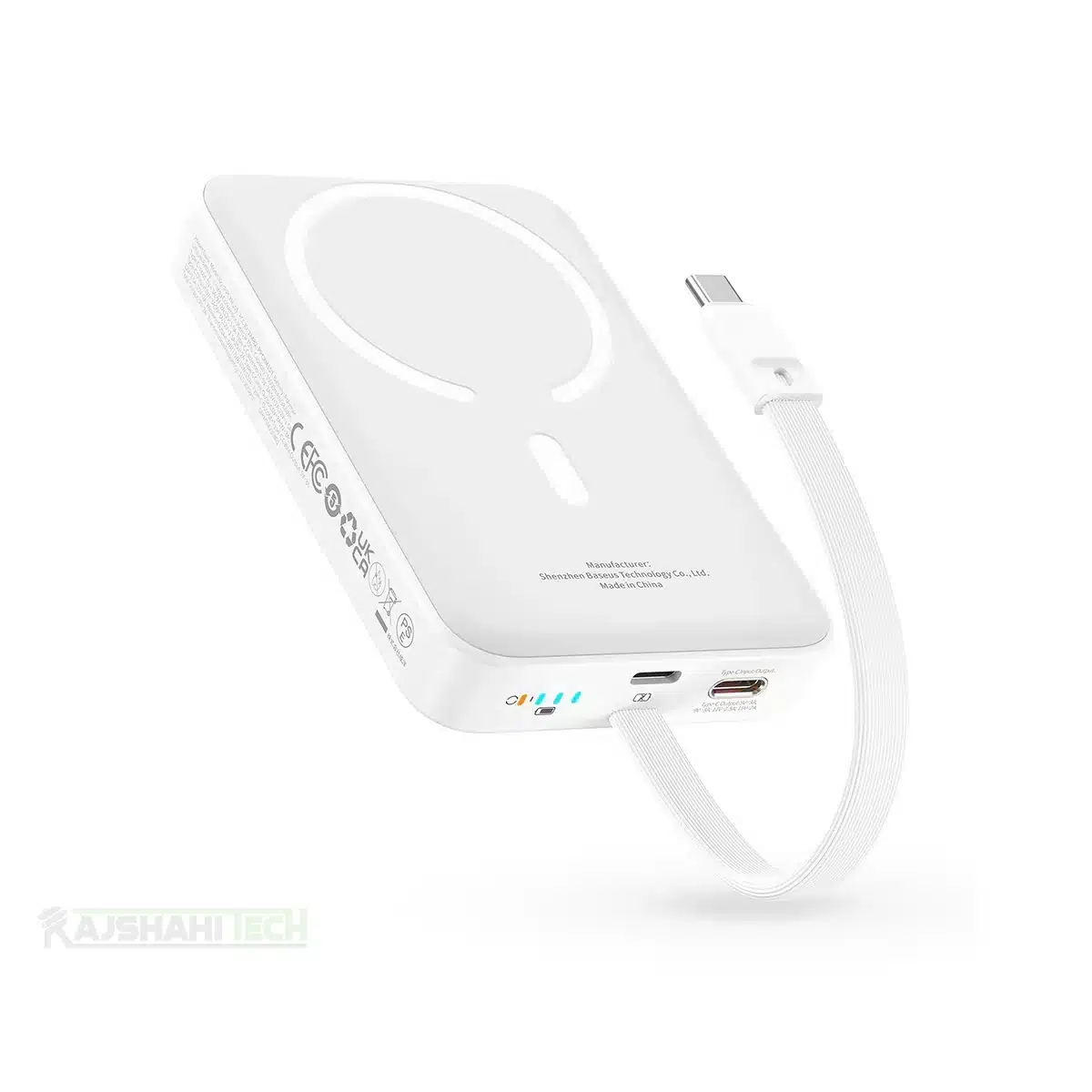 Baseus Magnetic Mini 30W 10000mAh Wireless Power Bank with Built in Cable